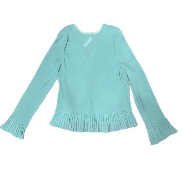 Madewell Pleated Flare-Sleeve Top - Picture 4 of 7